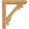 Ekena Millwork Merced Craftsman Rough Sawn Bracket w/ Offset Brace, Western Red Cedar, 8"W x 38"D x 44"H BKT0806X38X44MRC04RWR - alternate 3
